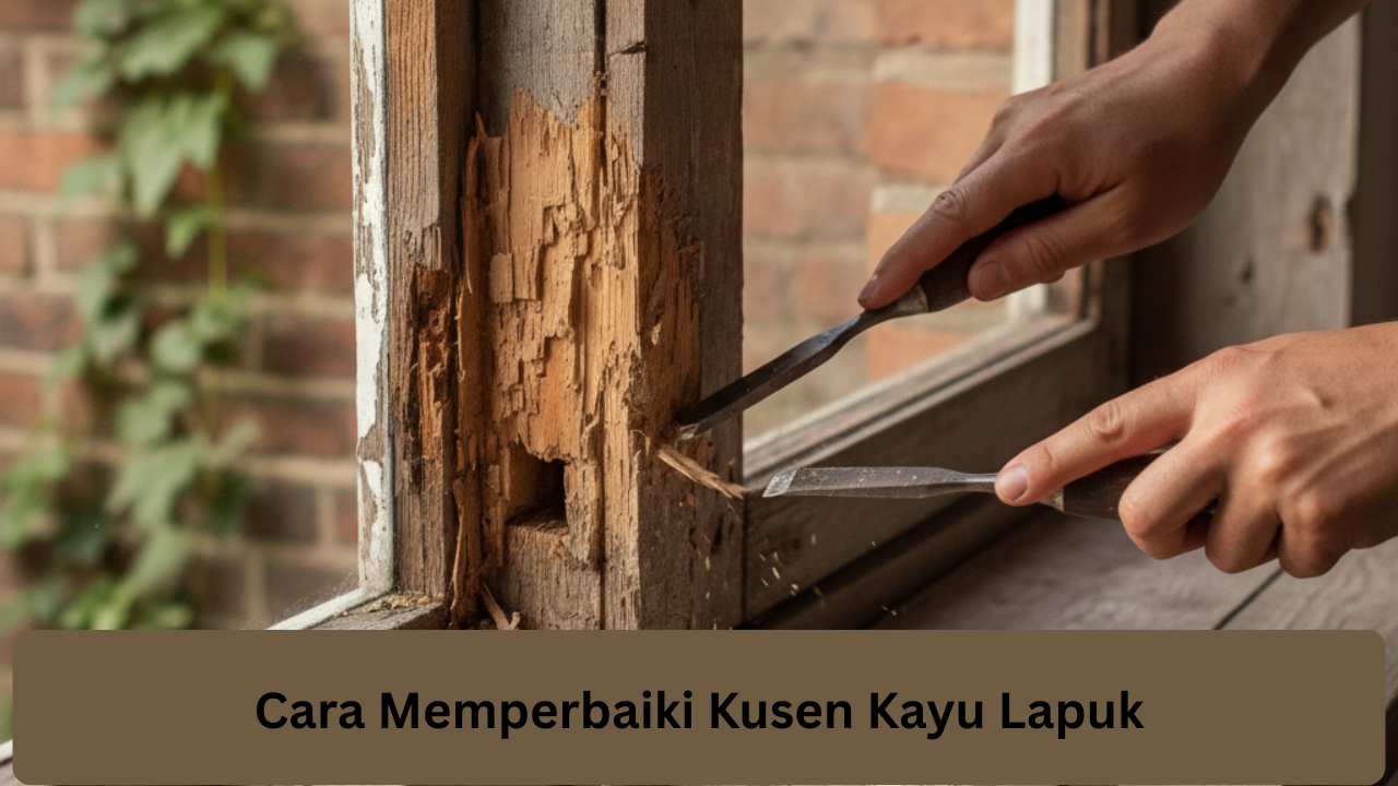 Cara Memperbaiki Kusen Kayu Lapuk
