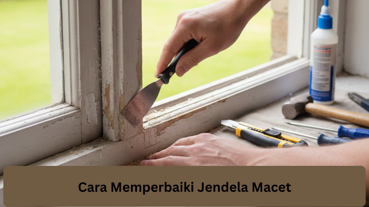 Cara Memperbaiki Jendela Macet