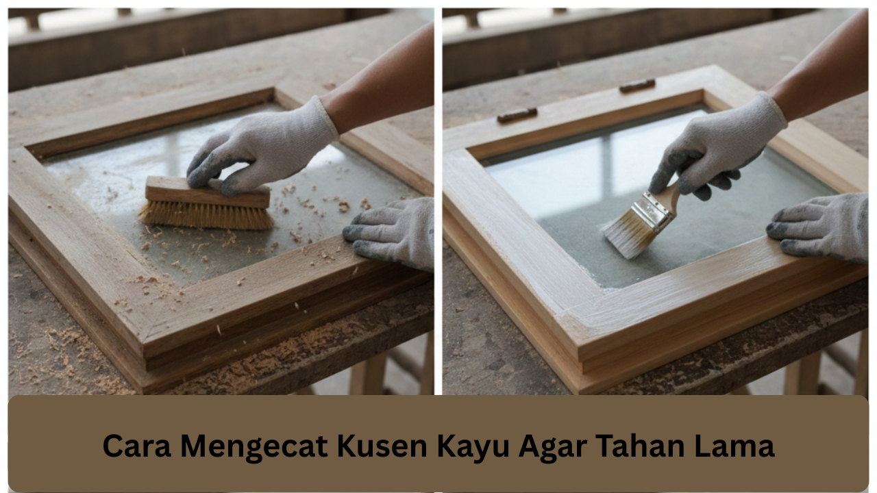 Cara Mengecat Kusen Kayu Agar Tahan Lama