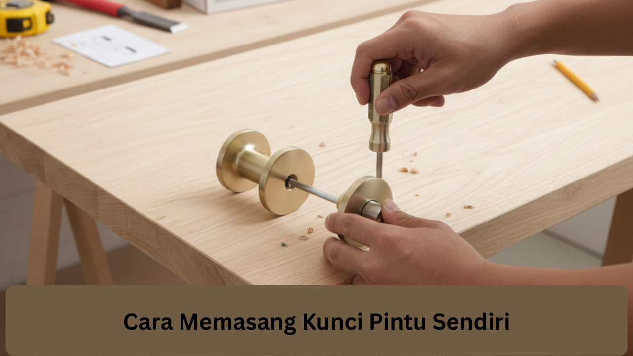 Cara Memasang Kunci Pintu Sendiri